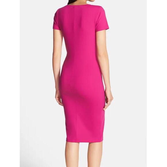 Leith Body con Pink XS  Midi Dress NEW - Picture 2 of 7
